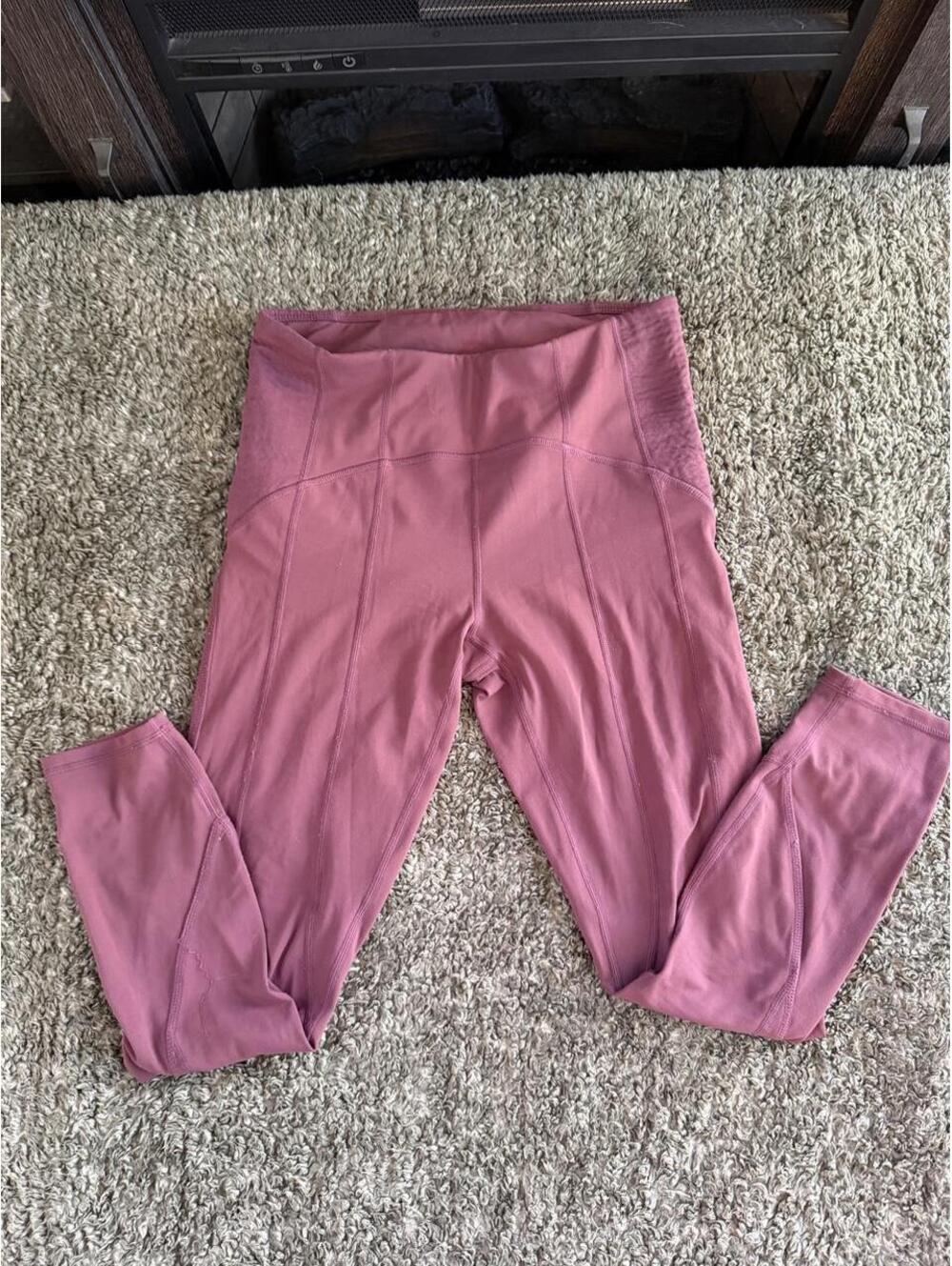Fabletics PureLuxe Pink High-Waisted Leggings